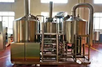Large Scale Brewing Equipment With Energy-Efficient Heat Exchanger