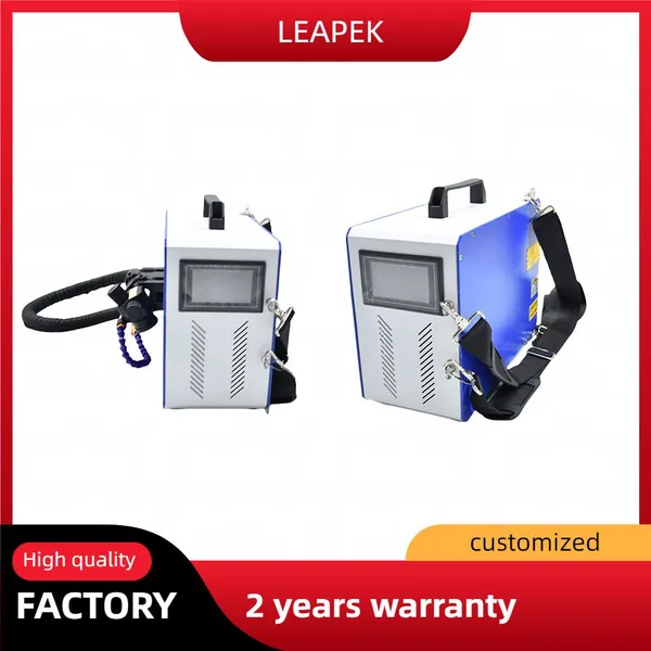 Portable Pulse Fiber Laser Cleaning Machine Paint Coating Cleaning for Auto Parts Metal Rust Wood Oil Paint Concrete Removal