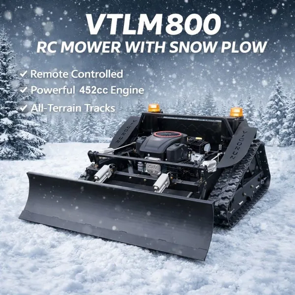 Vigorun Robot Lawn Mower VTLM800 Working 60° Features a Self-locking Mechanism to Prevent Rolling Backward