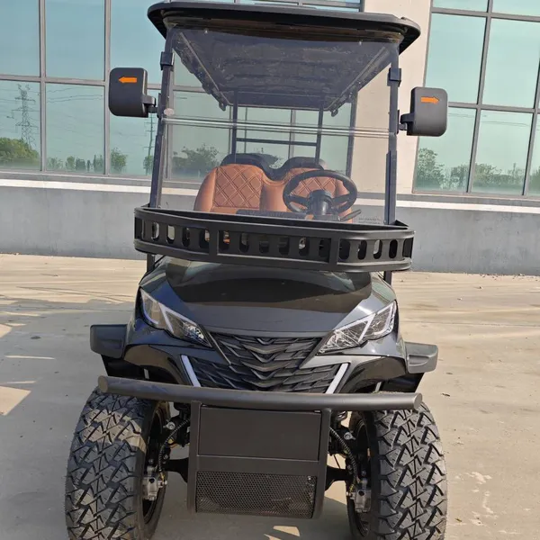 New Six-seater Electric Golf Cart and Electric Sightseeing Vehicle, Sourced From the Original Manufacturer for Export Trade