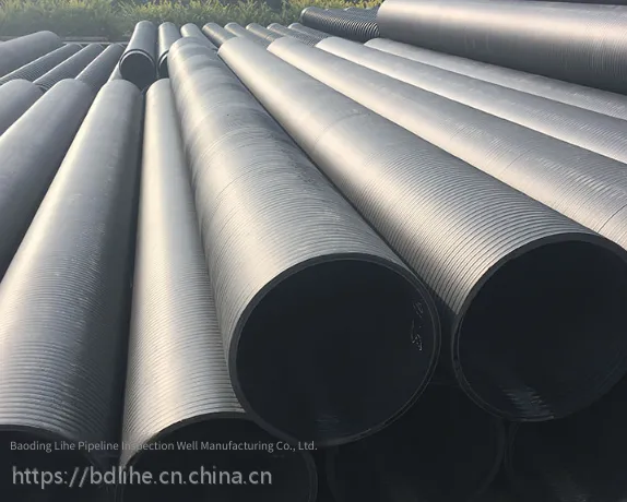 Lihe Pipeline Double Flat Wall (pe) Hollow Wound Wellbore Pipes With Diameters of Φ315, Φ350, Φ450, Φ630, and Φ700, Factory Direct Sales