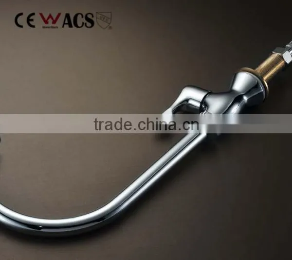 Single Handle Brass Kitchen Mixer Faucet photo-6