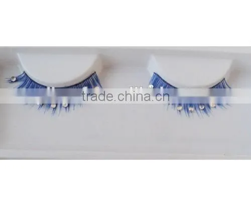 High Quality100% Synthetic Black False Eyelashs Wholesale( 10pairs/box) photo-4