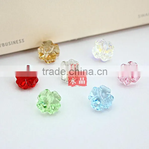 Austria Clover Crystal Cross Pendant Loose Beads(5752) Fashion Bright Beads Pendant!