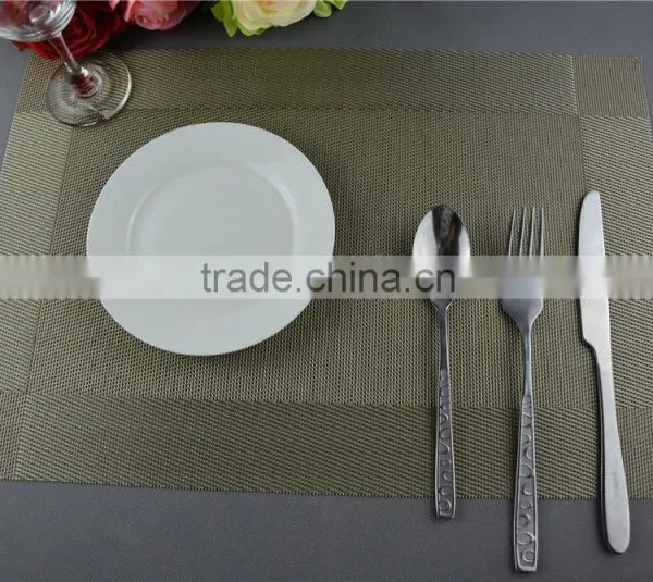 New Arrival Table Decoration PVC Mat Frame Series Dark Green Dining Table Floor Mat 45*30cm photo-3