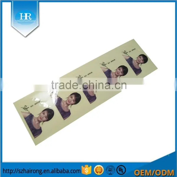 Transparent Self Adhesive Head Portrait Sticker photo-5