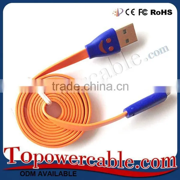 Tpe Smile Face Different Usb Cables Micro Cables Usb Type A Jack photo-2