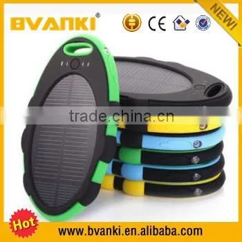 New Products 2015 Innovative Product 5000-6000mah Solar Power Bank for Iphone 6/samsung Galaxy s5 photo-4