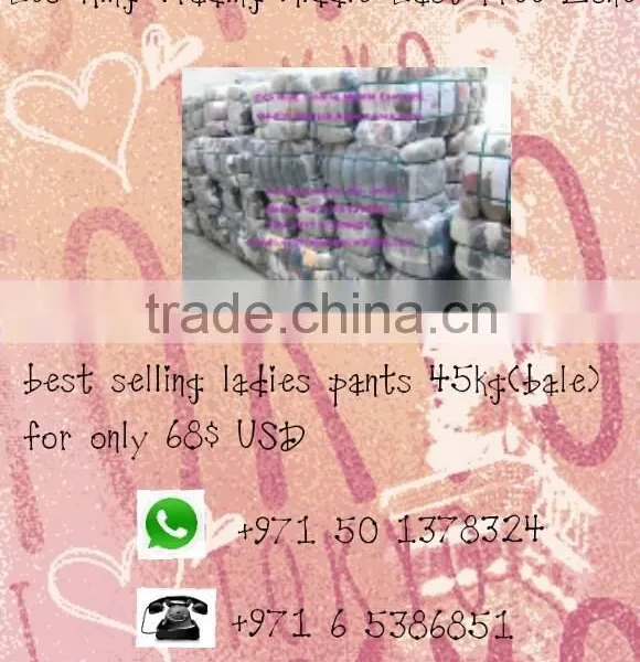ASSORTED LADIES PANTS URGENT SALE 45KG BALE
