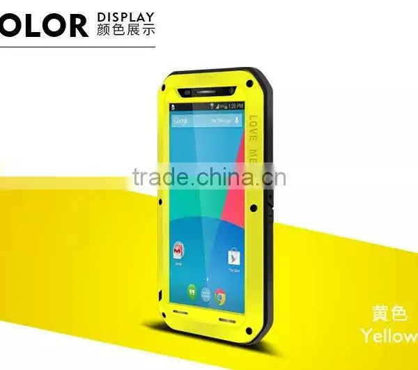 Original Love Mei Waterproof Shockproof Metal Powerful Gorilla Glass Hybrid Phone Cover Bag Case For Motorola Nexus 6 TB-0147 photo-5
