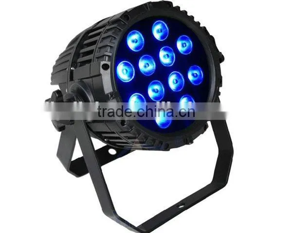 12x15w 5 in 1 Waterproof Outdoor RGBWA LED Par Can DMX512 RGB Stage Disco DJ Lighting Projector photo-3