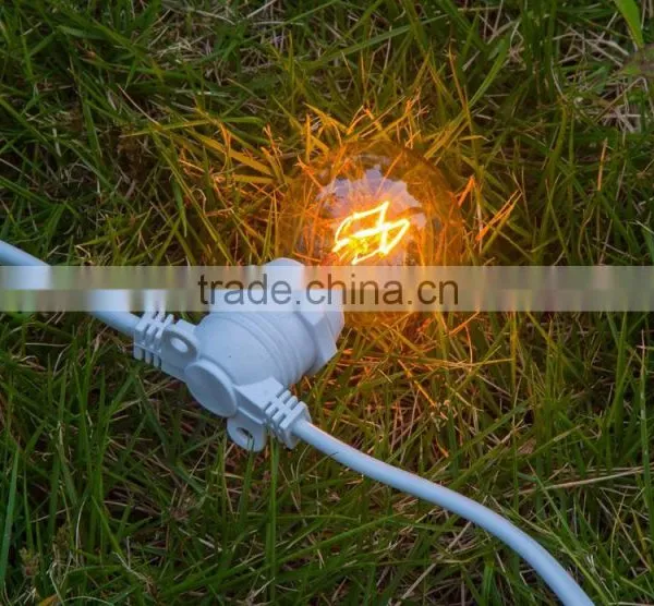 Garden Wedding Party Lights Waterproof Decoration Lights 220V 25 Socket Outdoor String Lights photo-3