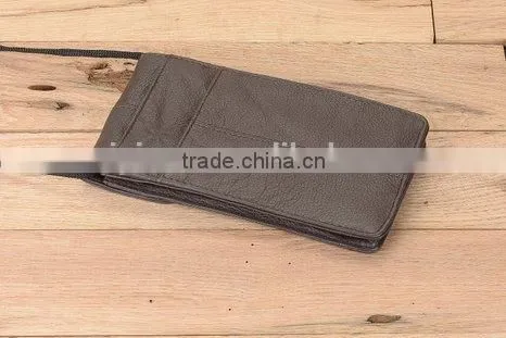 Handmade Genuine Leather Hanging Travel Document Organizer Passport Neck Pouch Quality Choice photo-3