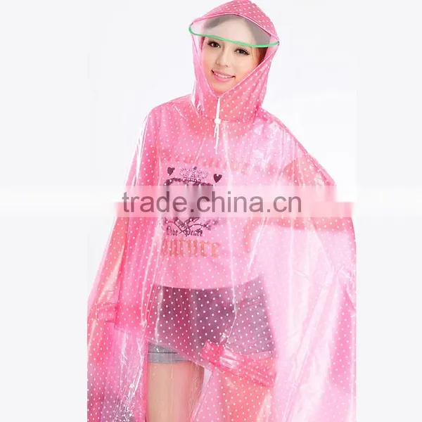 Bicycle Large Transparent Brim Thickened Transparent Fashion Raincoat and Increase photo-3