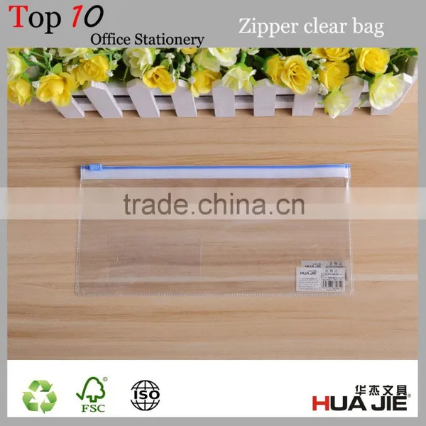 Office Supply Custom Size Transparent Colored Zip Lock Plastic Bags With Zipper photo-3
