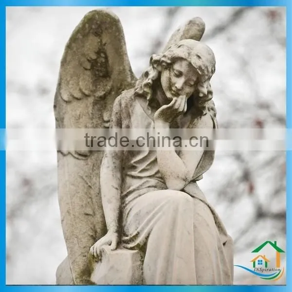 Durable Stone Garden Angels Statues photo-2