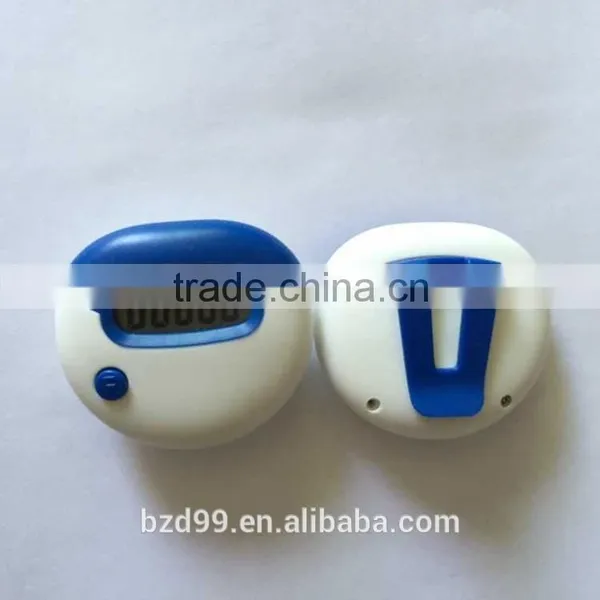 Manufacturer Bulk Promotion Portable Sport Walking Heart Shape Foot Counter Pedometer photo-3