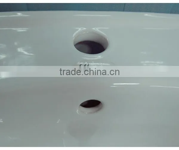 Bathroom Ceramic Colored Wash Basin Without Pedestal photo-2
