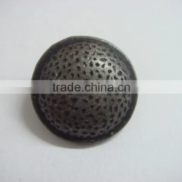 18mm One Hole Dotted Shank Metal Togggle Coat Buttons photo-3