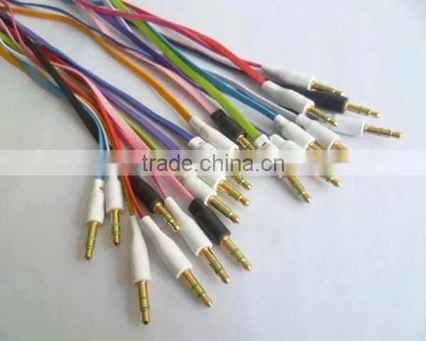 New Fashion Colorful Noodle Audio Cable photo-6