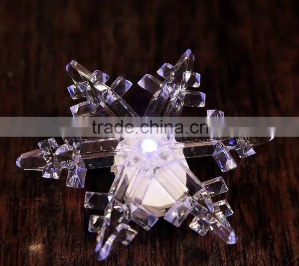 Xmas 1LED Snowflake Sucker Light