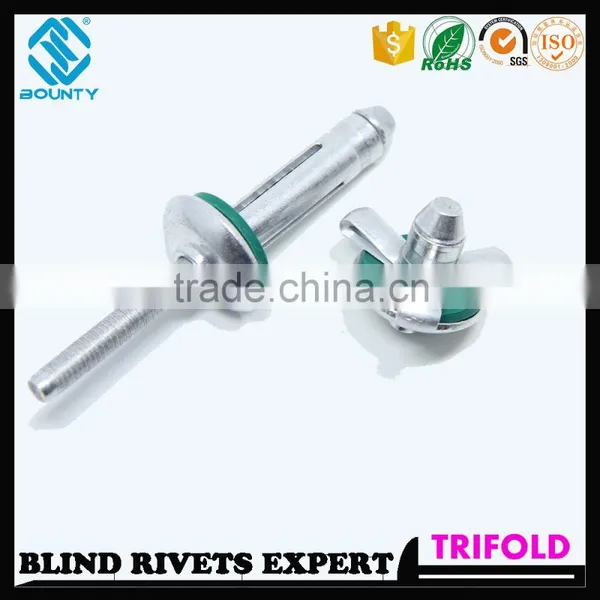 HIGH QUALITY FACTORY ALUMINUM TRI-FOLD BLIND RIVETS FOR GLASS CURTAIN WALL photo-5