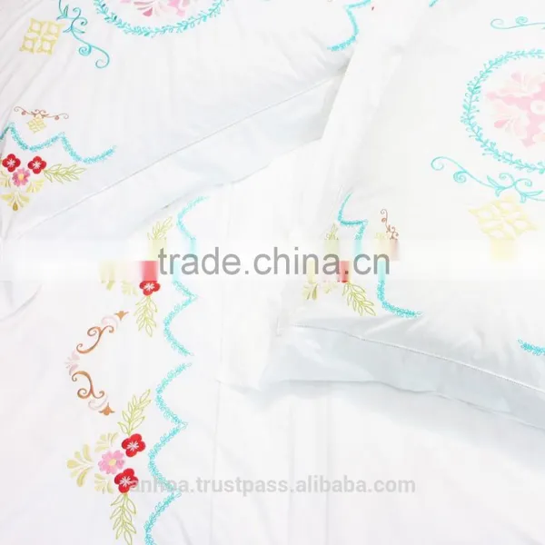 Wholesale Luxury Egyptian Cotton Bedding Set With Embroidery photo-2