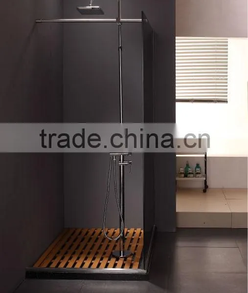 Walk-in 8/10mm Stainless Steel Glass Shower Compartment KD8006 photo-2