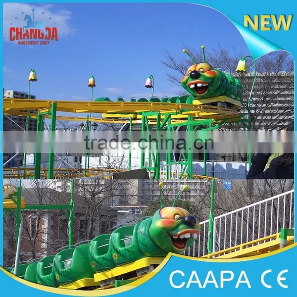 [changda]2015 Most Attractive 14 Seaters Roller Coaster Children Playground Electric Train photo-3