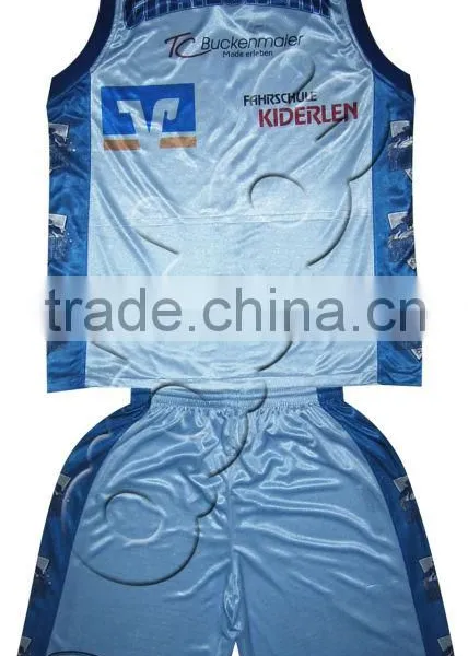 Sublimation Reversible Basketball Uniform #1064 photo-2