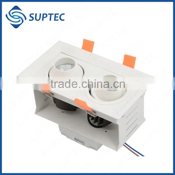 Two Heads Dimmable COB Grille LED Light Lamp 15W 25W photo-4