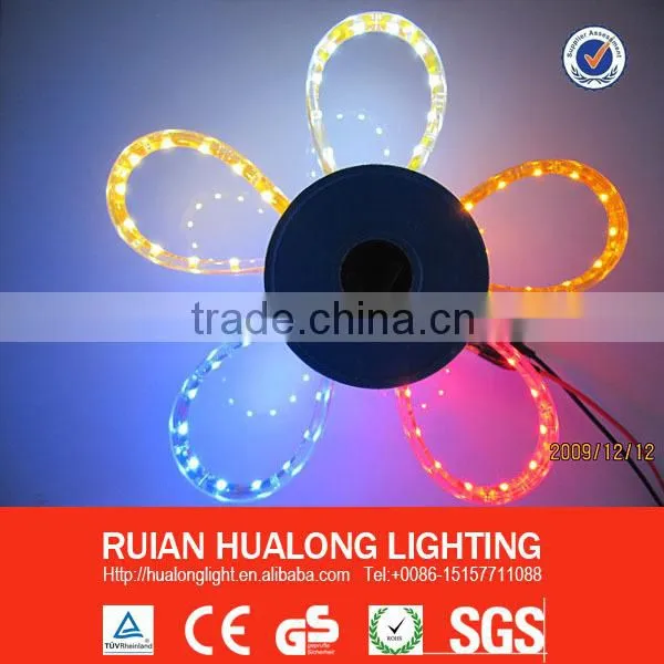 110v 230v 2wire Round Ip65 100m Outdoor Waterproof White Led Rope Light photo-3