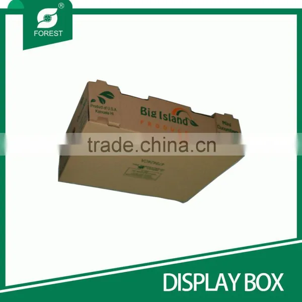 DOUBLE WALL CORRUGATED DISPLAY CARTON TRAYS FOR PACKING FRESH FRUITS WITH CUSTOM PRINT photo-4