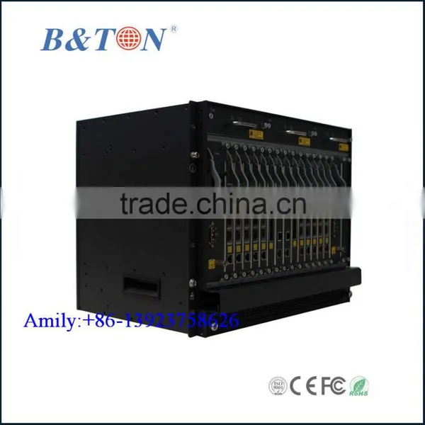 FTTX OLT 8U 4-40PON GEPON OLT, 40 PONS EPON OLT, TK Chipset