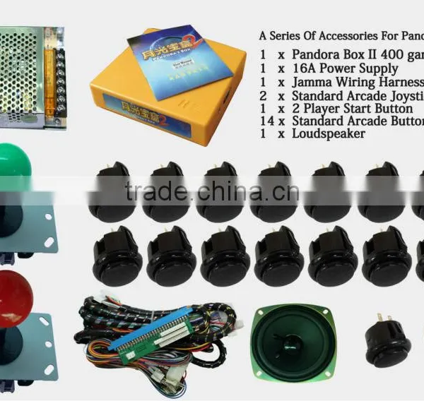Indoor Arcade Game Jamma Multi Joystick Power Supply Button Loudspeaker Wiring Harness Games Part For Pandora Box 2 Game Board photo-4