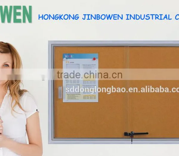 pin board showcase bulletin cork board whiteboard with lock window