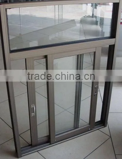 Champagne Color Aluminum Sliding Window (WJ-ASW-314)