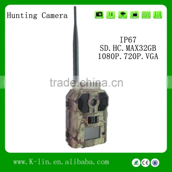 Factory Dercetly Supply MMS GPRS Remote Control Digital Hunting Camera NO Glow Stealth Trail Camera photo-2
