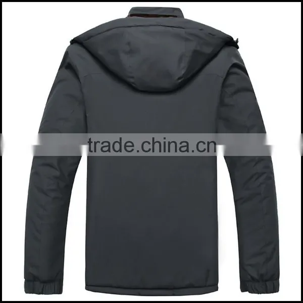 Top Quality OEM Outdoor Fleece Lined Polyester Men Sports Jacket photo-2