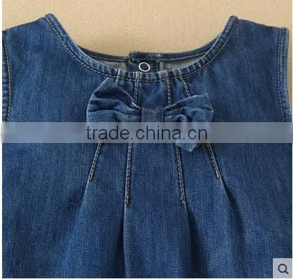 2015 LATEST DESIGN School Girl Cotton Jeans Skirt photo-3
