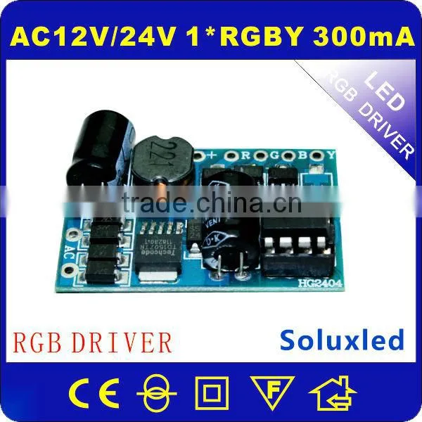 4W RGBY internal control led driver power supply