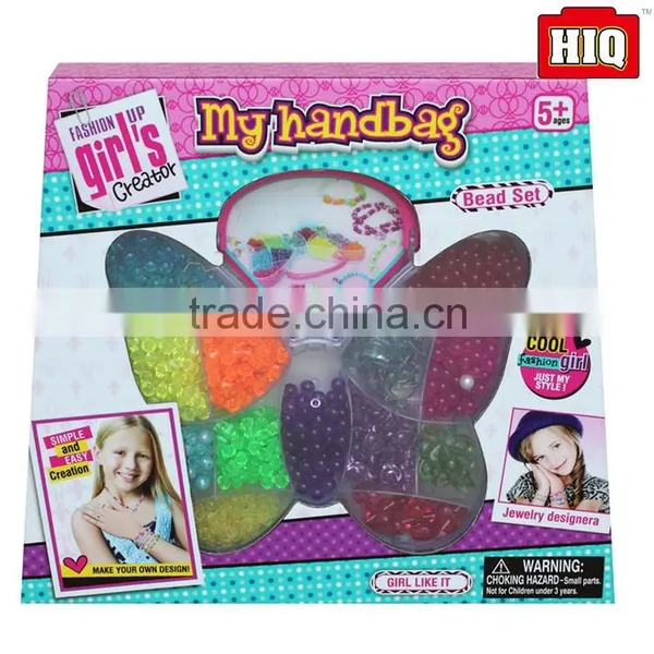 Fashion Beauty Plastic Toy Set for Girls Perler Beads Toy