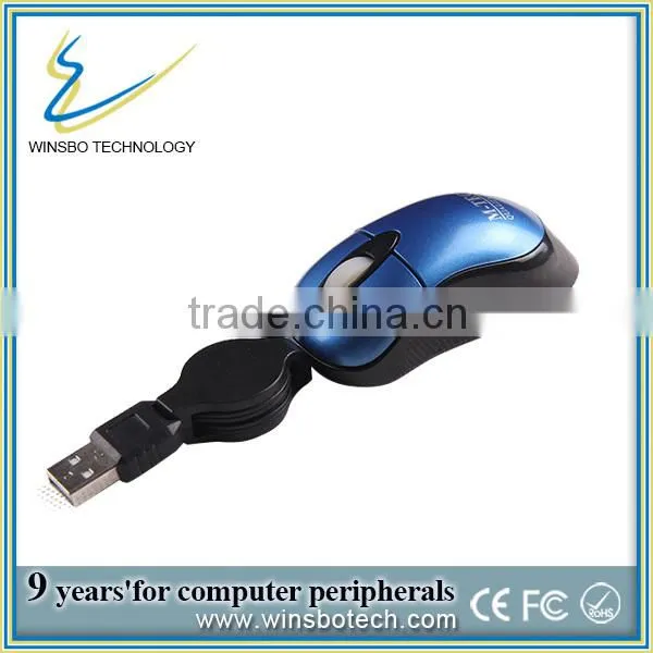 2014 Fashion Style and 3D Mini Wired Optical Mouse/Simple Mouse/Ergonomic Mouse photo-4