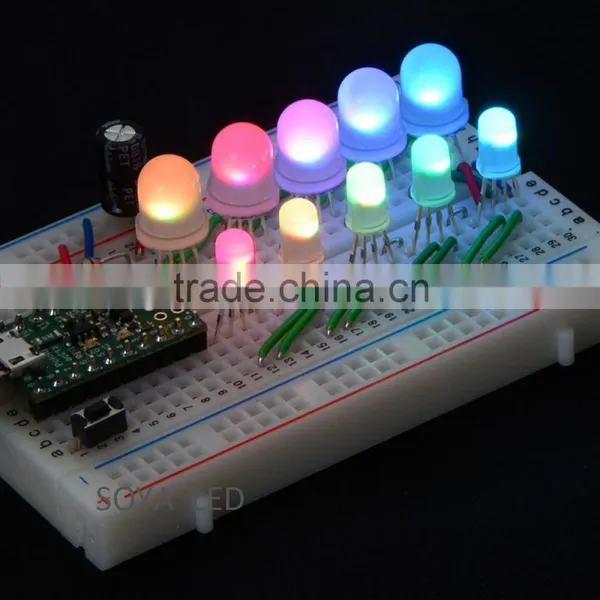 Integrated WS2811 5mm RGB pixel LED