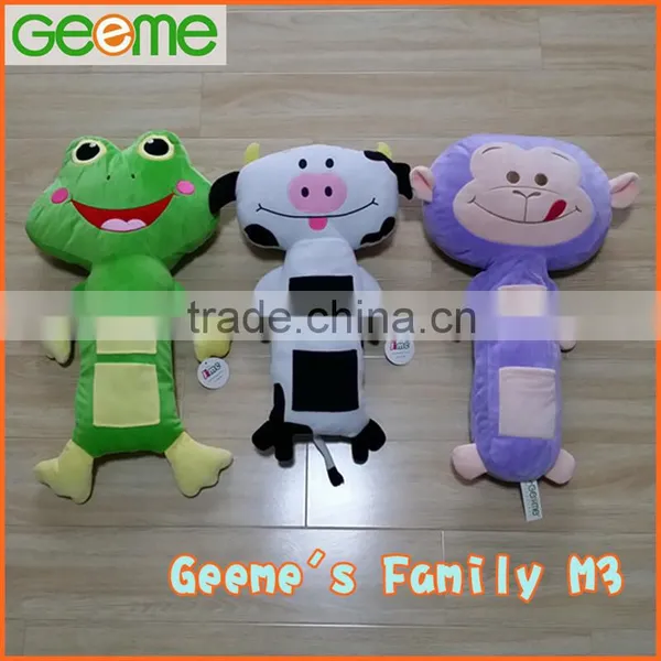 M3 Plush Car Seat Belt Animal Pets Toy for Kids