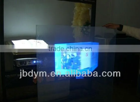 self adhesive transparent projection screen