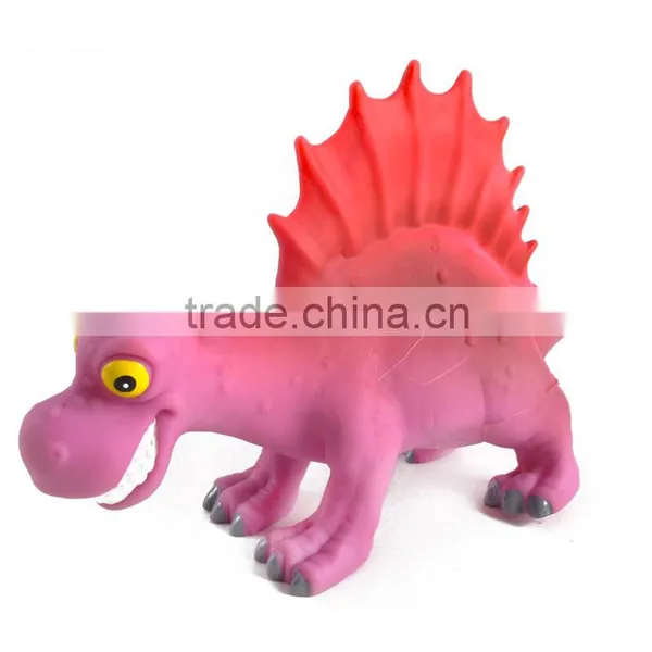 6pcs 10 Inch Cartoon Vinyl Soft Plastic Dinosaur Toys photo-2