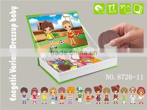 New Listed! Enegetic Variety Dressup Baby Magnetic Puzzle for Kids