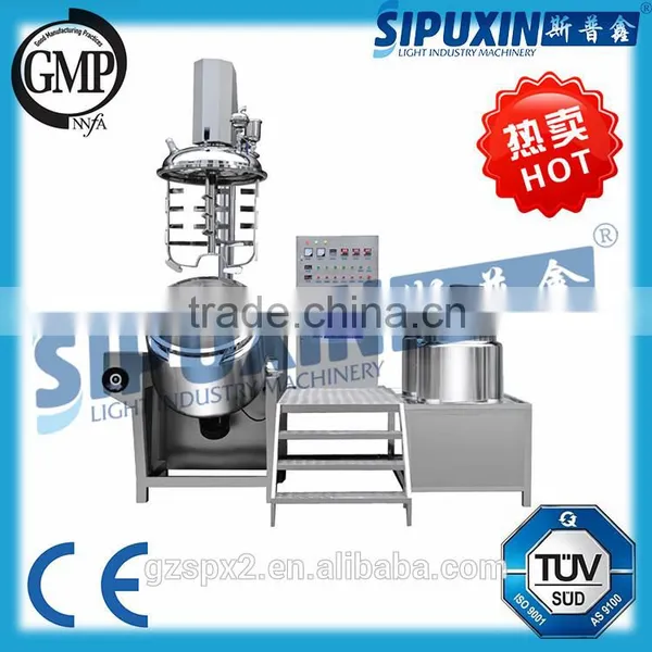 Sipuxin Automatic Vacuum Homogenizing Emulsifier/emulsifier Making Machine/chemical Machinery Equipment