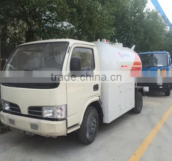 High Performance Dongfeng 4x2 Mini Lpg Tanker Transportation Truck photo-4